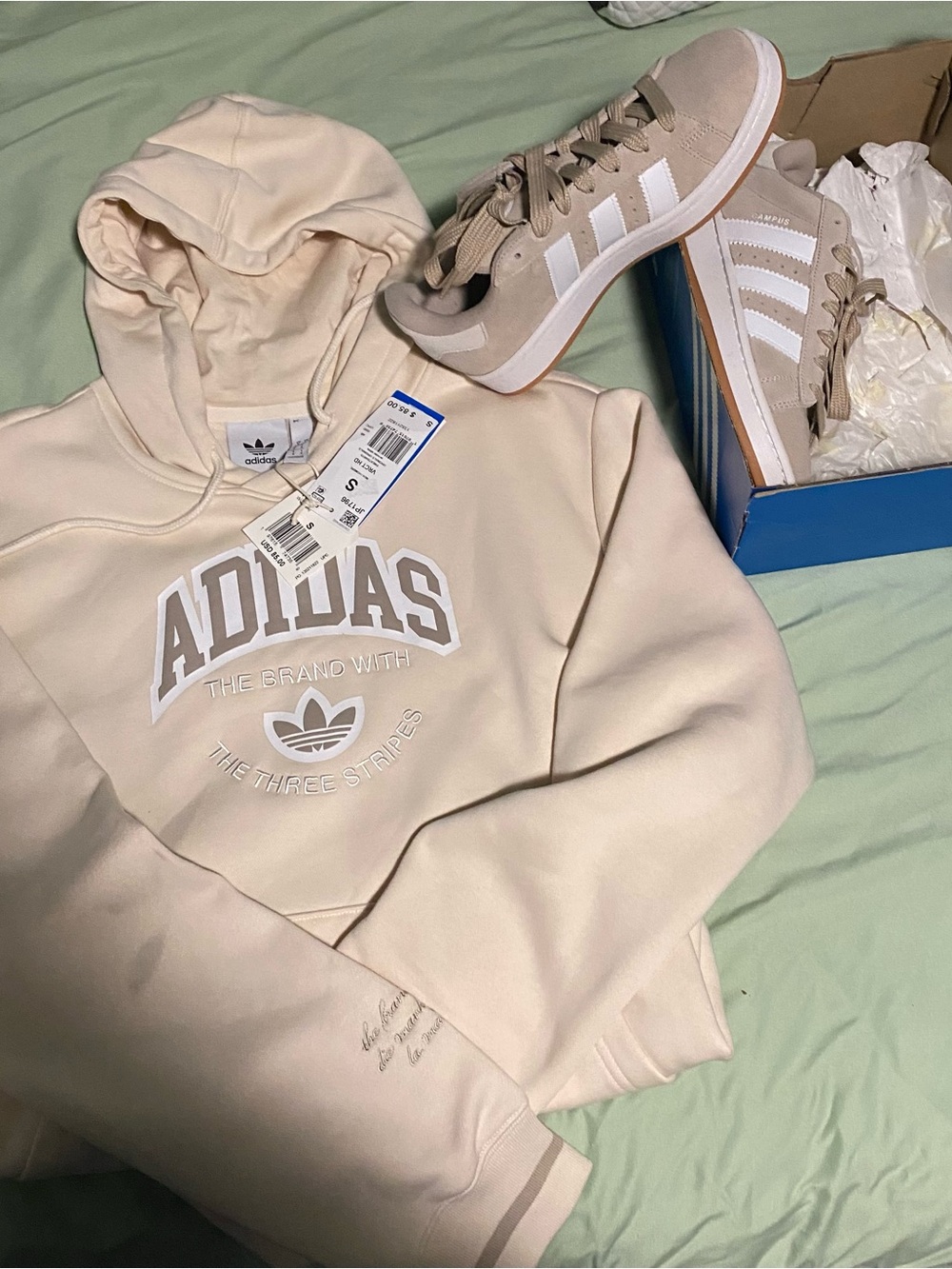 Adidas Bundle 7m/8.5w Adidas Campus Suede Low-Top Sneakers for Men/women-